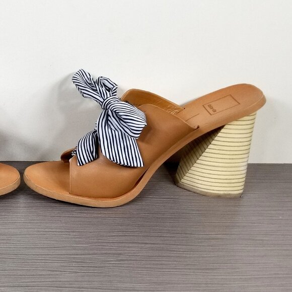 Dolce Vita Amber Lace-Up Sandal, Caramel Leather, Womens Size 10 M - Picture 9 of 11